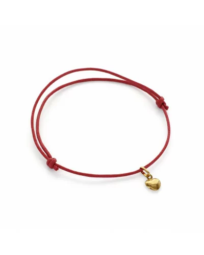 Bracelet Ajustable Coeur Or 18 carats 