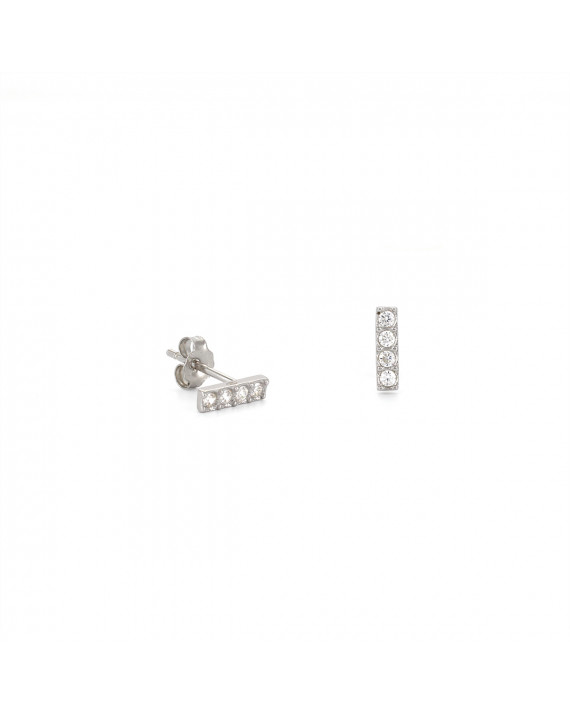 Orecchini Mini Barrette 4 Zirconi