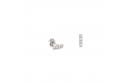 Orecchini Mini Barrette 4 Zirconi