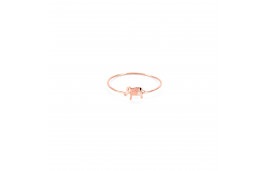 Anello Fine Elefante  - Oro rosa 14 carati  | Origami Jewellery | Origami Jewellery
