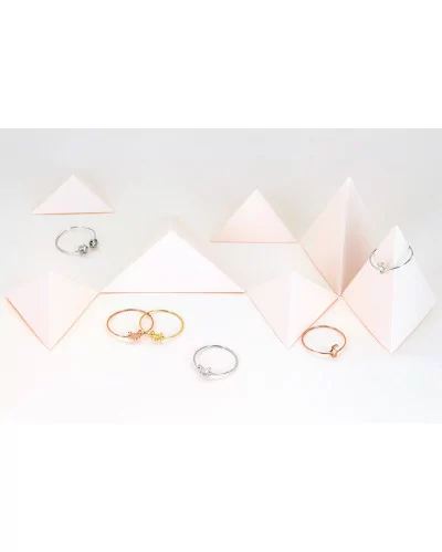 Anello Fine Elefante  - Oro rosa 14 carati  | Origami Jewellery | Origami Jewellery