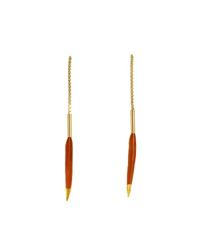 Boucles D'oreilles Clips Claire Deve - Émail Vert, état Neuf (occasion)