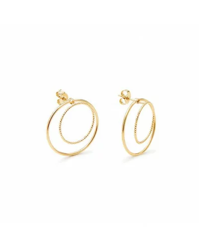 Boucles d'Oreilles Créoles Désirs - Plaqué Or| BDM Studio