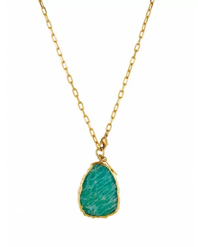 Collana lunga Kurt - Amazzonite | Hanka_ïn