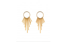 Boucles d'Oreilles Baby Carmen - Plaqué Or | Stalactite