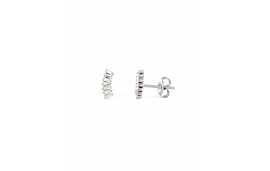 Orecchini Curved - Argento | Rose Marie