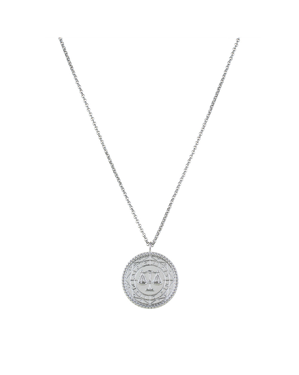Le Sautoir Solaire Balance Plaqué Argent OU Or